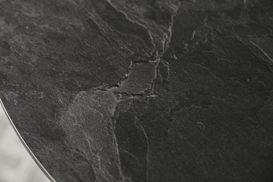 Интерьерный стол Конте из HPL круглый 80, серый гранит