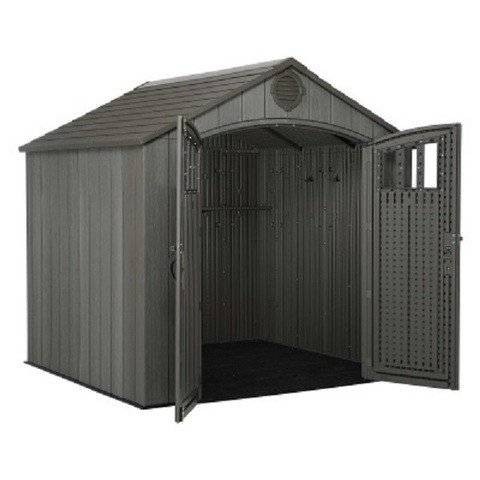 Пластиковый сарай LifeTime WoodLook 8x7,5 Garden