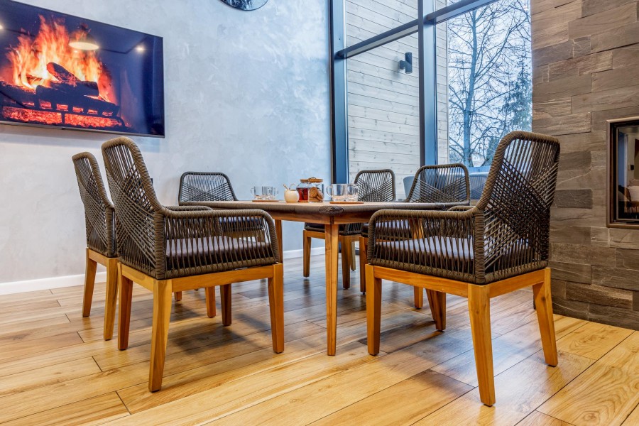 Комплект мебели CHLOE с кофейным столом серый Royal Family