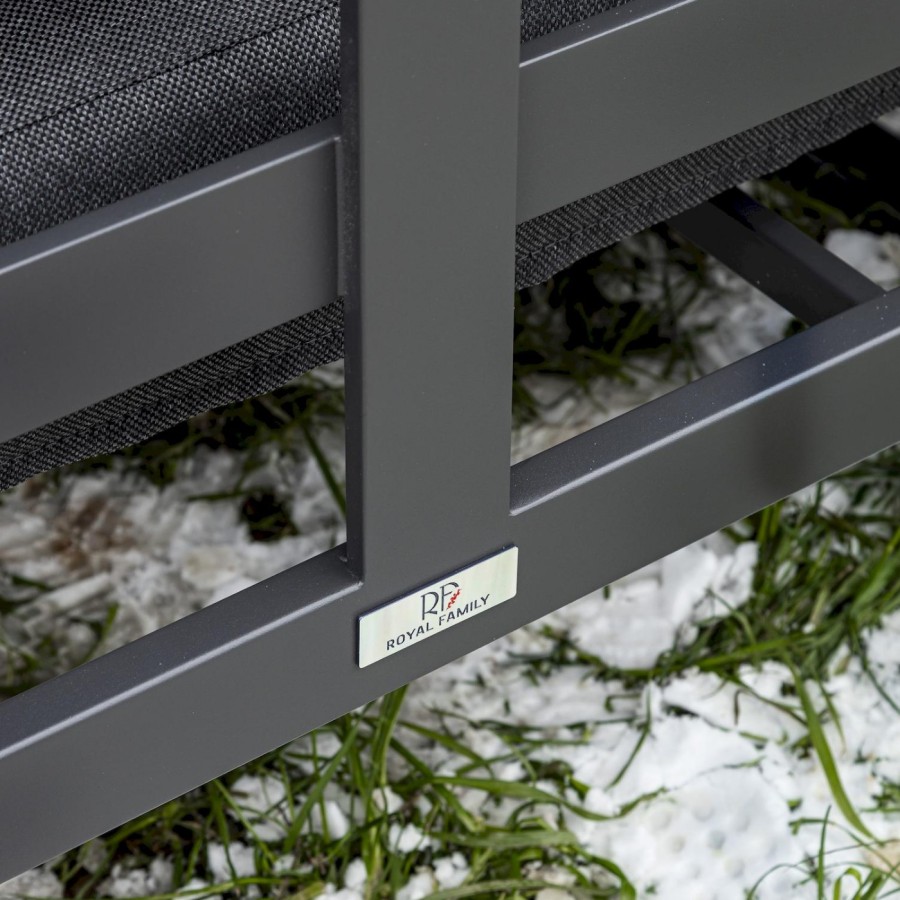 Лаунж-зона с угловым диваном из алюминия Giselle Royal Family