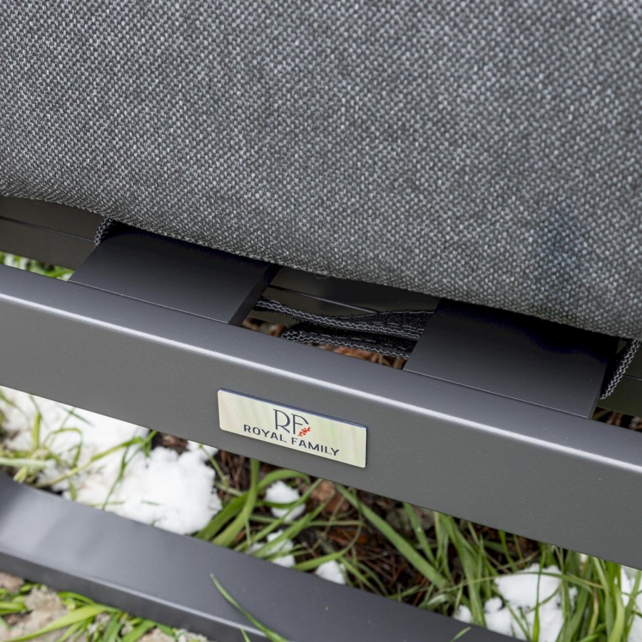 Лаунж-зона с угловым диваном из алюминия Giselle Royal Family