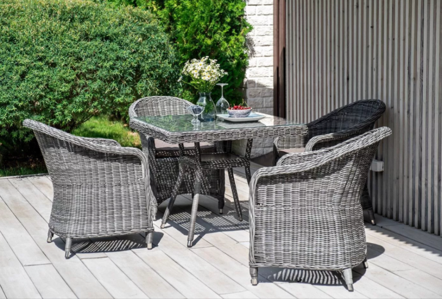 Плетеное кресло Равенна графит 4sis