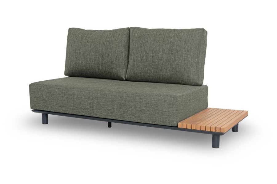 Комплект лаунж мебели Goteborg, антрацит/натуральный Brafab