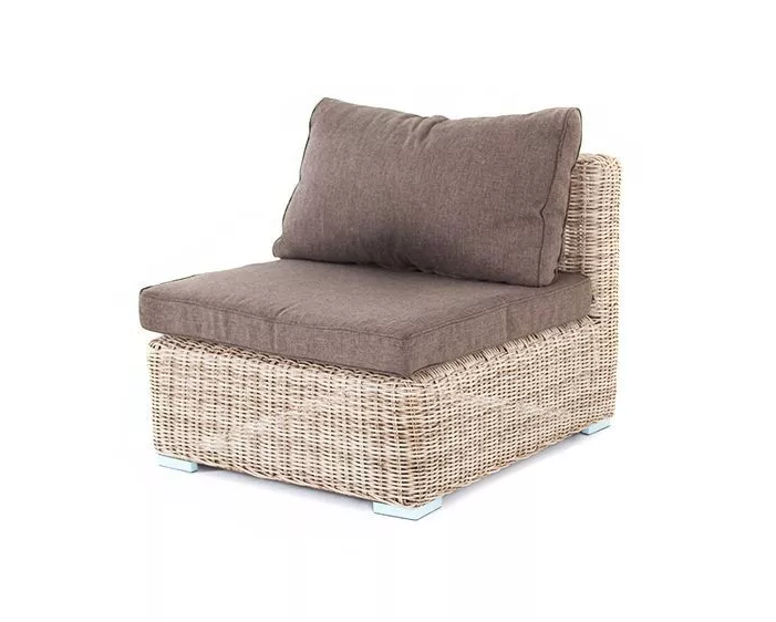 Модуль прямой с подушками Лунго Beige 4sis