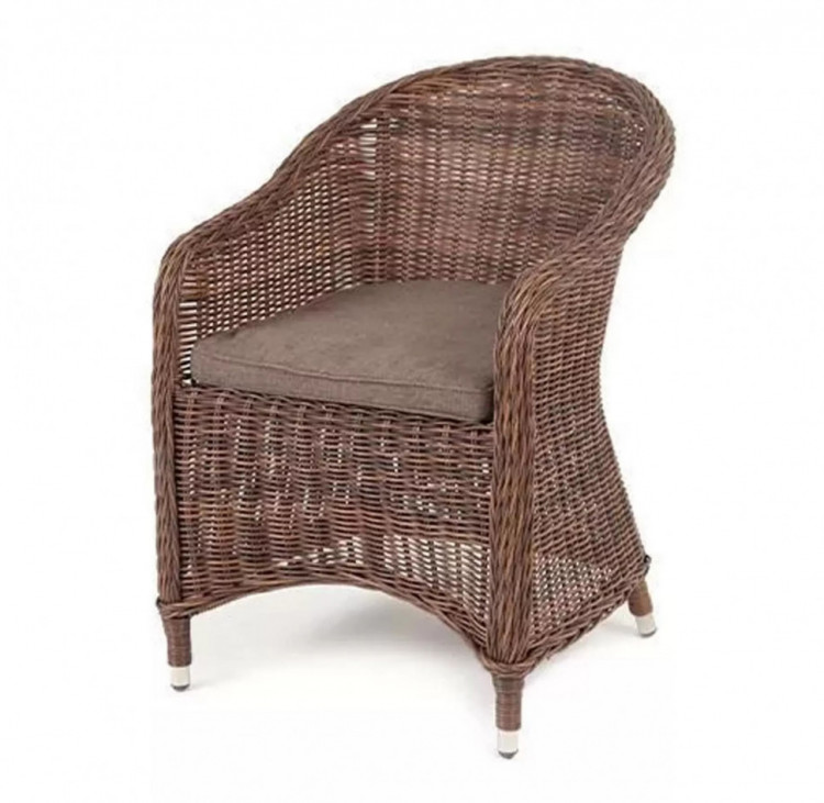 Плетеное кресло Равенна коричневое 4sis