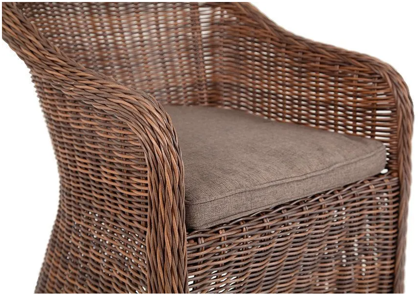 Плетеное кресло Равенна коричневое 4sis
