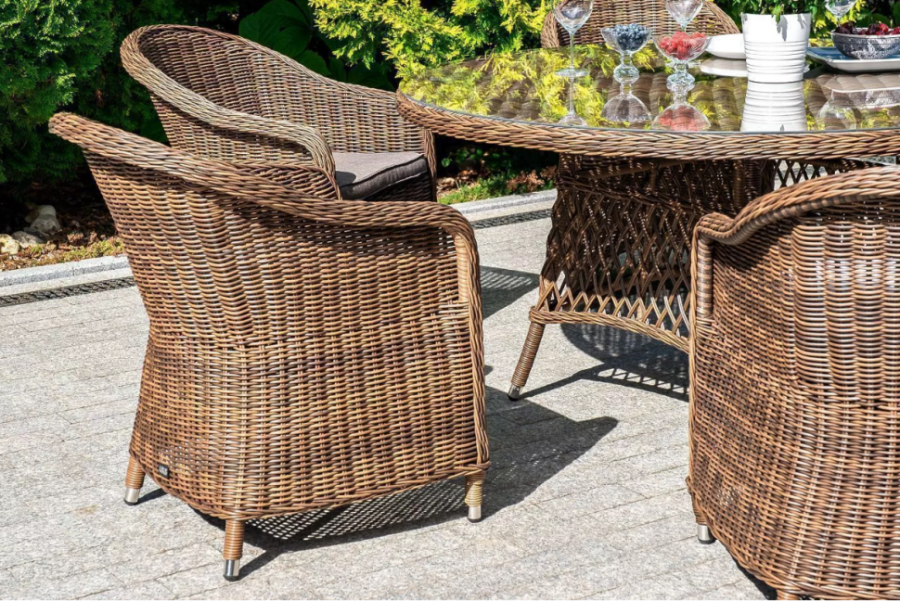 Плетеное кресло Равенна коричневое 4sis