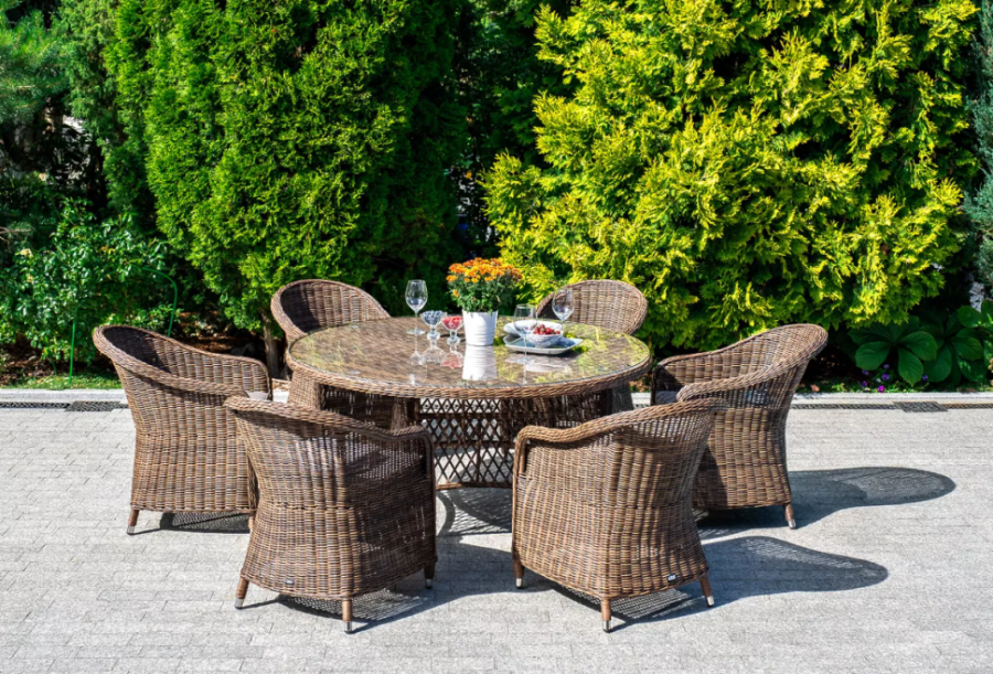 Плетеное кресло Равенна коричневое 4sis