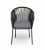 Плетеный стул Лион из роупа темно-серый 4sis