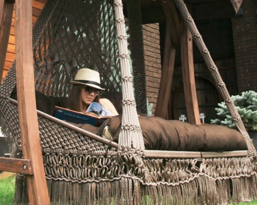 Подвесное кресло качели СЕАРА Besta Fiesta