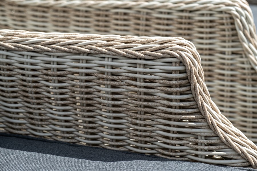 Обеденная группа Неаполь из искусственного ротанга, бежевый 4sis