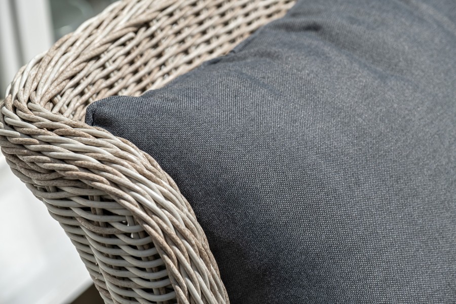 Обеденная группа Неаполь из искусственного ротанга, бежевый 4sis