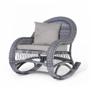 Кресло-качалка CHELSEA серый Aiko Кресло-качалка CHELSEA серый Aiko