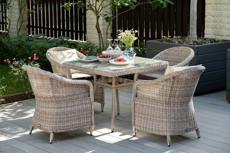 Обеденная группа Фредо бежевая 4sis