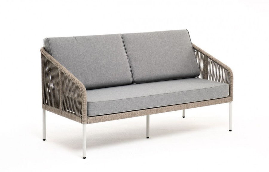 Диван двухместный плетеный из роупа Канны 4sis