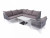 Модульная угловая лаунж-зона Канны серая 4sis