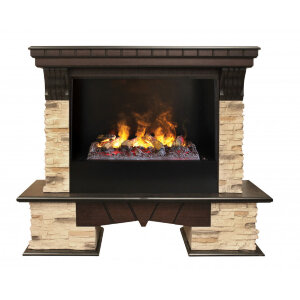 3D-электрокамин Rockland 26 AO с очагом 3D Cassette 630 + Black Garden 3D-электрокамин Rockland 26 AO с очагом 3D Cassette 630 + Black Garden