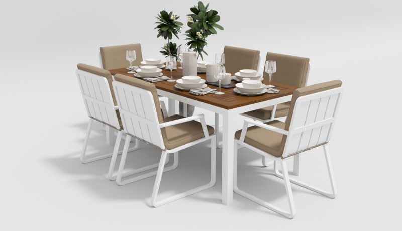 Обеденная группа Bella Voglie 180 бежевая Gardenini