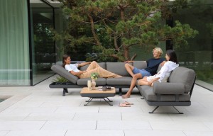 Комплект мебели Lund A, антрацит Brafab