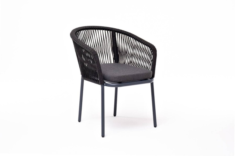 Обеденная группа на 4 персоны Форли, темно-серый 4sis