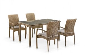 Комплект мебели T256B/Y379B-W65 Light Brown Афина