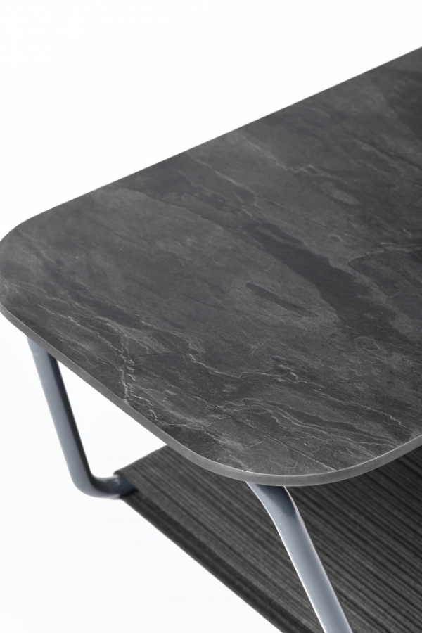 Модульная угловая лаунж-зона Канны темно-серая 4sis