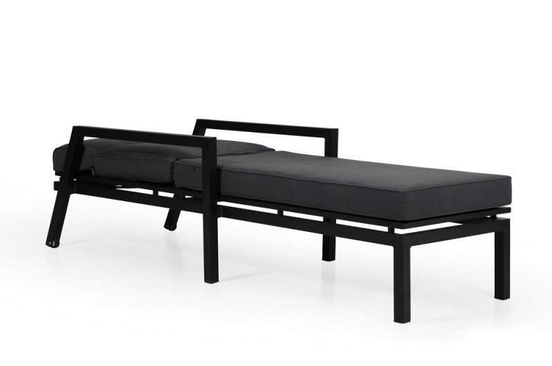 Шезлонг BELFORT черный Brafab