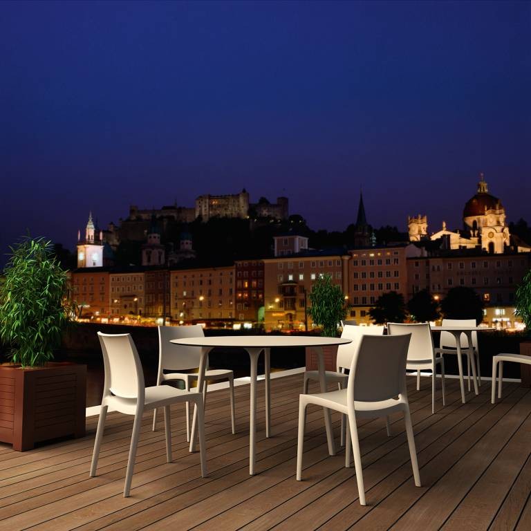 Стул пластиковый Maya белый Garden