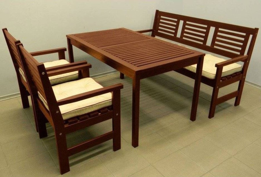 Кресло Хольмен коричневое Garden