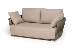 Диван 2-местный Форли из роупа, бежевый 4sis
