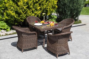 Обеденная группа Фредо коричневая 4sis