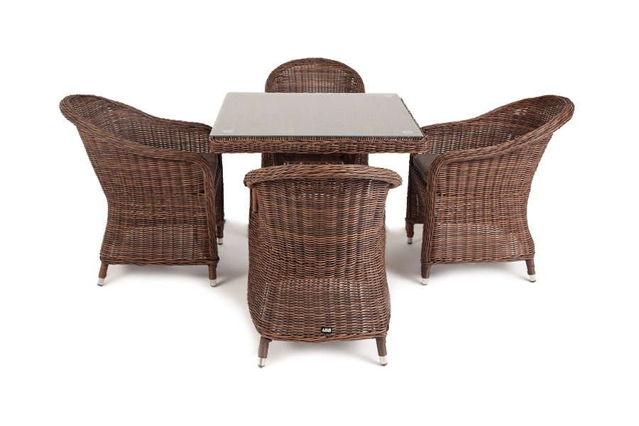 Обеденная группа Фредо коричневая 4sis