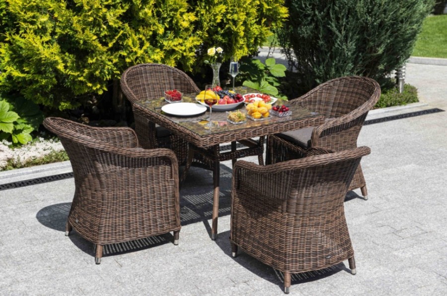 Обеденная группа Фредо коричневая 4sis