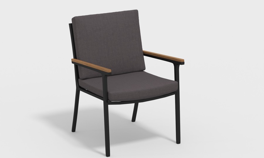 Обеденная группа Calma-3 200 антрацит Gardenini