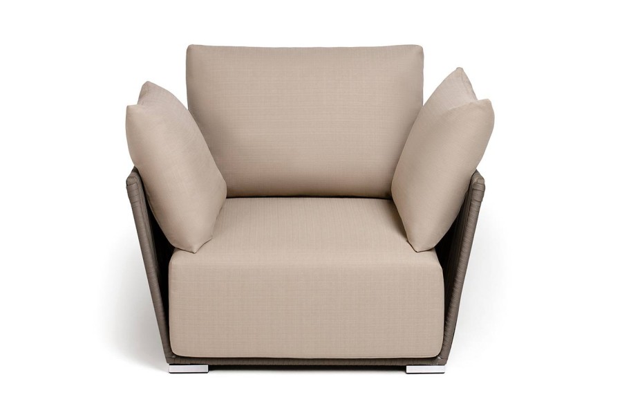 Кресло Форли из роупа, бежевый 4sis