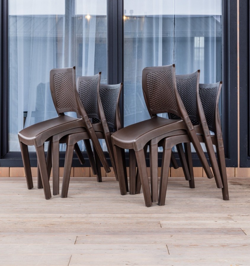 6 стульв JULY коричневые Royal Family