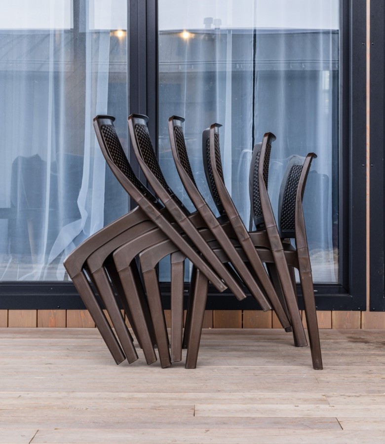 6 стульв JULY коричневые Royal Family