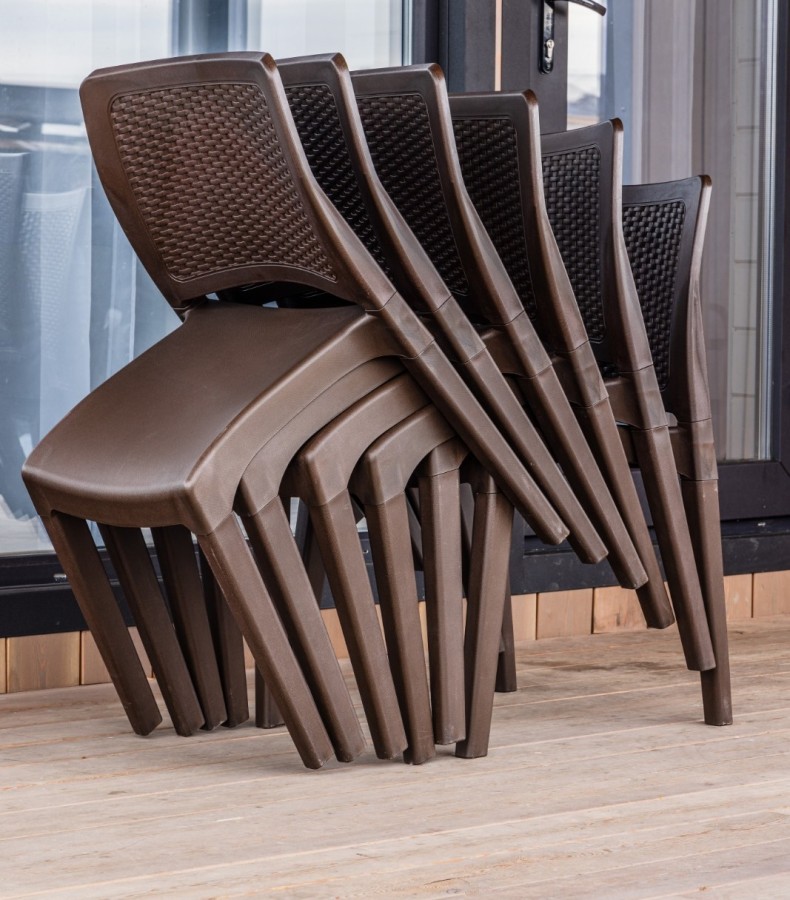 6 стульв JULY коричневые Royal Family