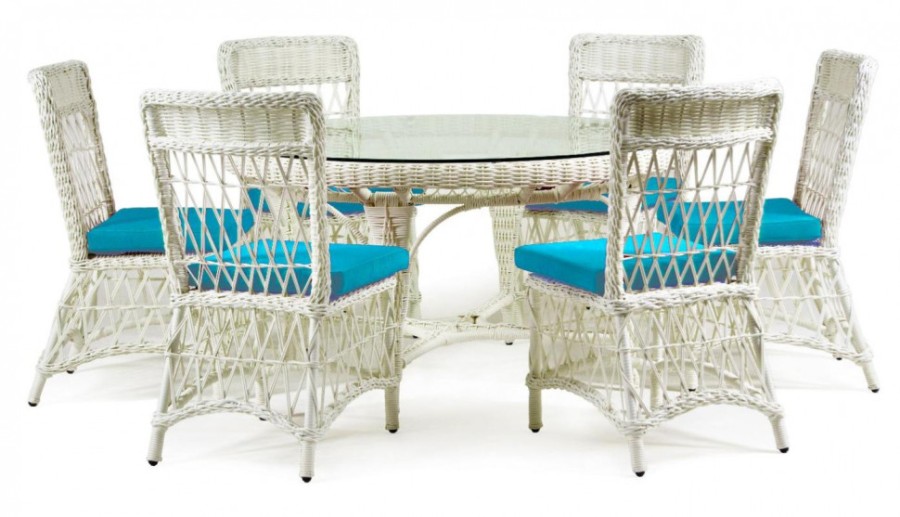 Комплект с круглым столом LEGEND коричневый Aiko