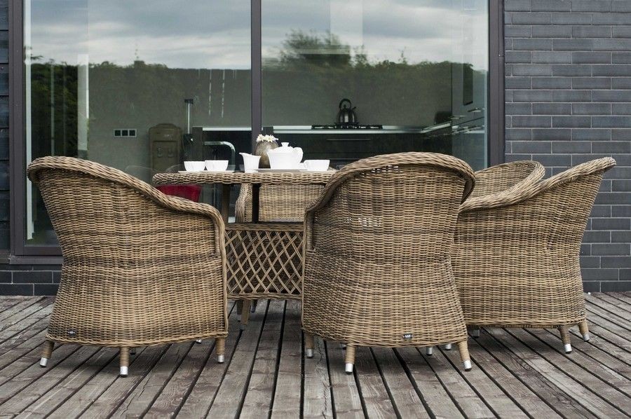 Плетеное кресло Равенна соломенное 4sis