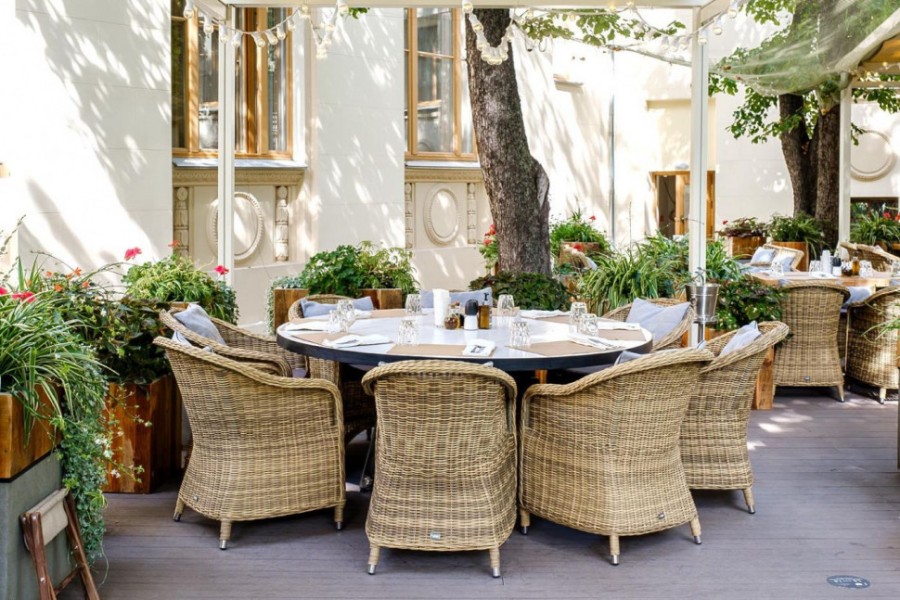 Плетеное кресло Равенна соломенное 4sis