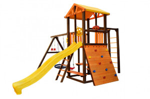 Игровой комплекс Bari- 8 + качели Паутина Perfetto sport