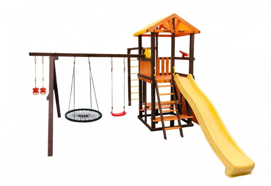 Игровой комплекс Bari- 8 + качели Паутина Perfetto sport