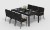 Обеденная группа Calma-3 200 черная Gardenini