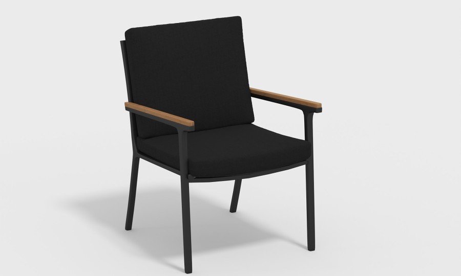 Обеденная группа Calma-3 200 черная Gardenini