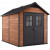 Пластиковый сарай Newton 759 коричневый Keter