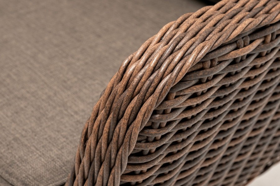 Трехместный диван Прованс коричневый 4sis