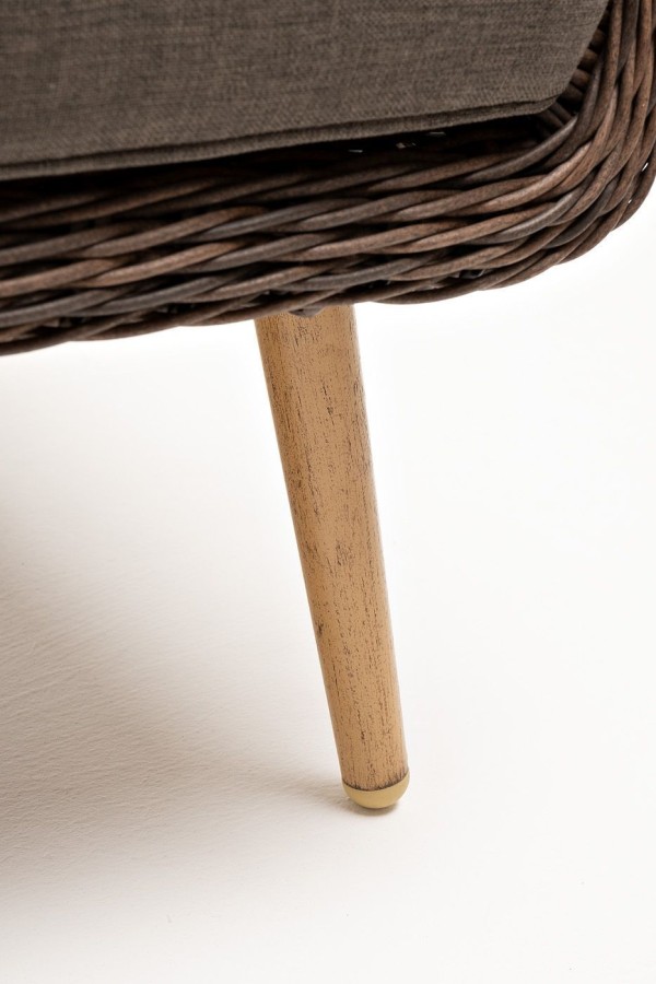 Трехместный диван Прованс коричневый 4sis