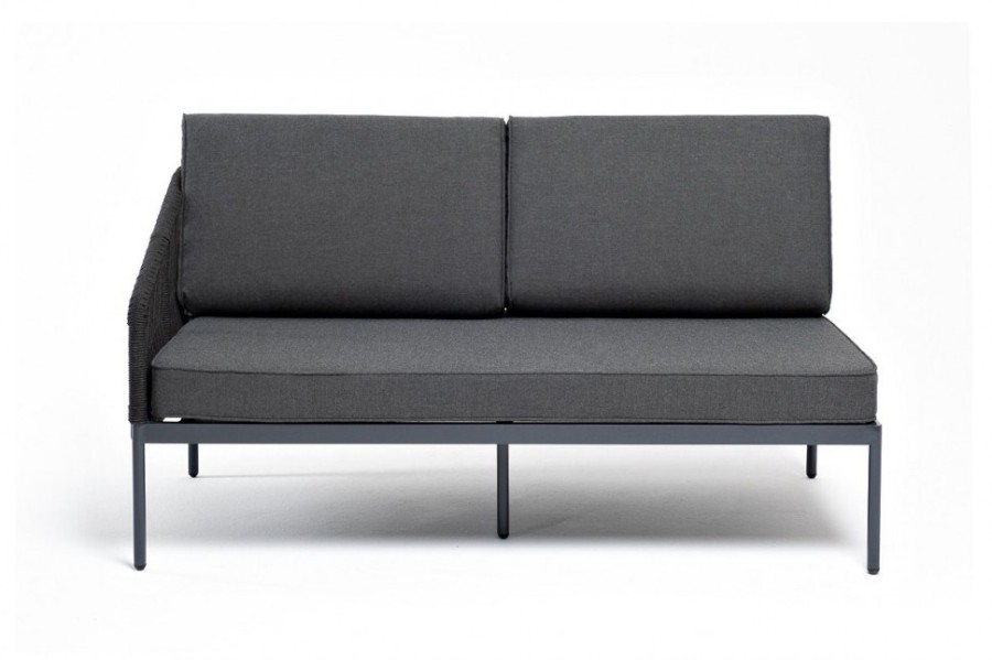 Модульный диван Канны правый темно-серый 4sis