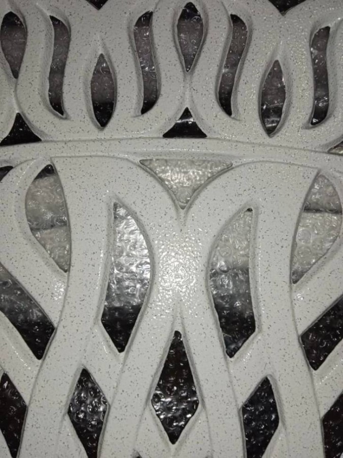 Садовая скамейка из литого алюминия White Lily Кит Маркет